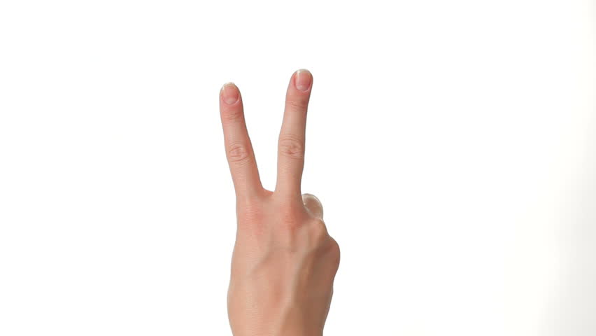 Thumb Up Hands Gesture on white background