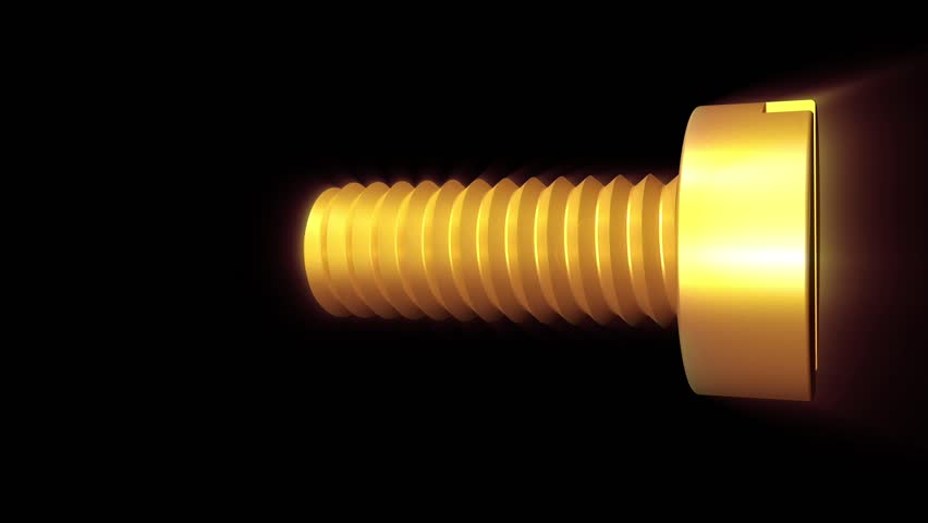 gold bolt with an alpha channel