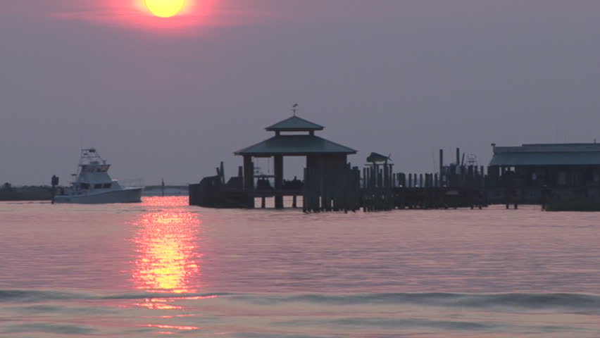 Sunrise in Gulf of Mexico, Orange Beach, Alabama