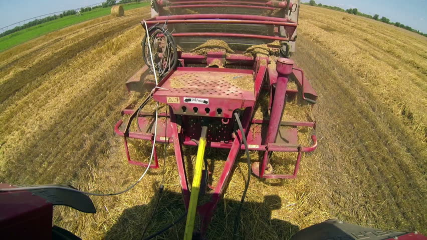 Baling Hay In Field Action Stock Footage Video 100 Royalty Free Shutterstock