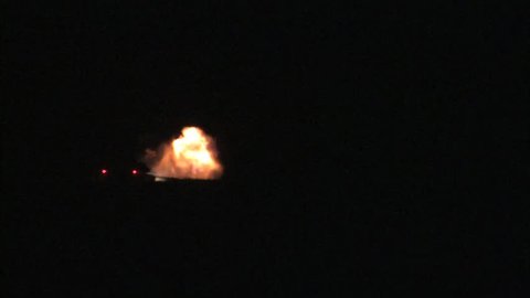 Military, Tank firing at night