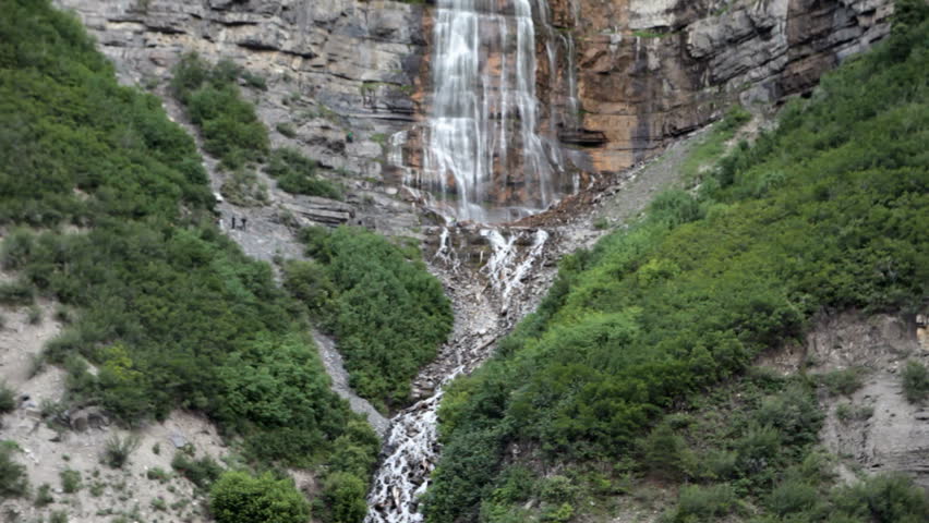 Bridal Veil Falls On Provo Stock Footage Video 100 Royalty Free Shutterstock