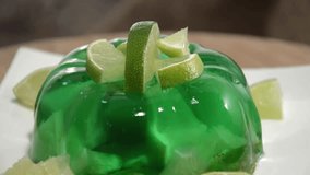Rotating Lime Jello