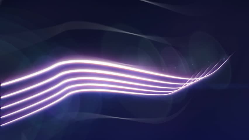 Abstract Background - Lines, Curves and Flares