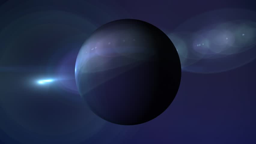Abstract Background of lines, globe and lens flares