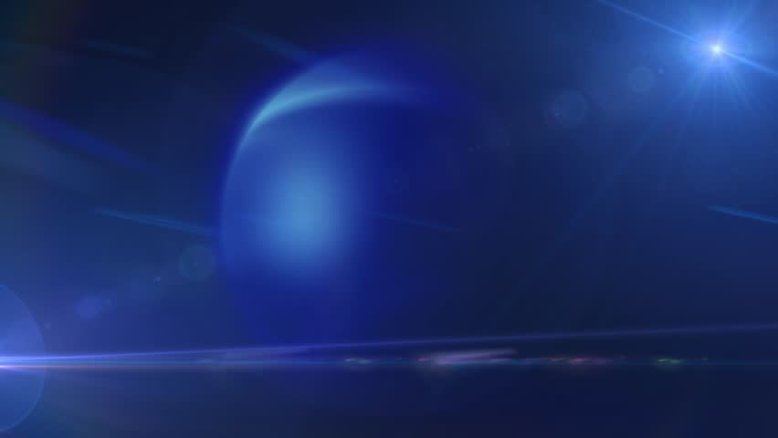 Abstract Background of lines, globe and lens flares