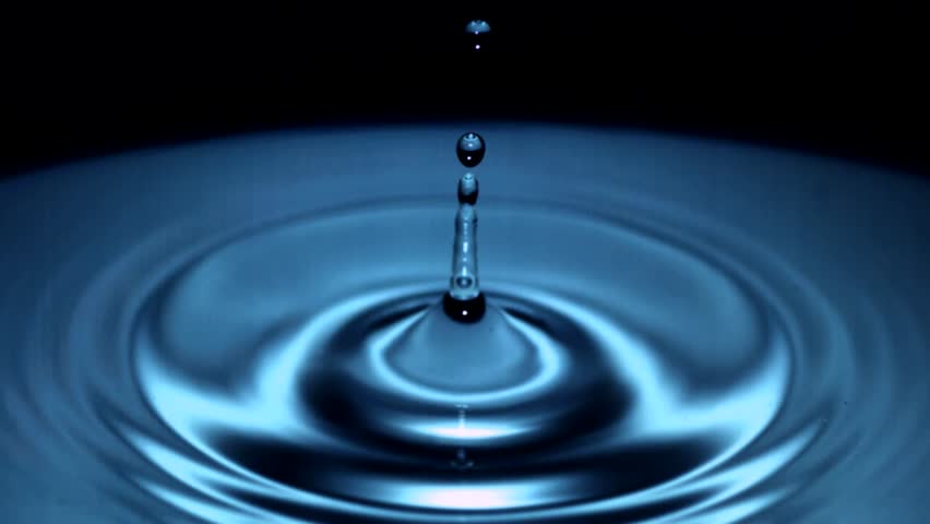 Water drop in slow motion / high speed - 1000 fps | Shutterstock HD Video #4512704