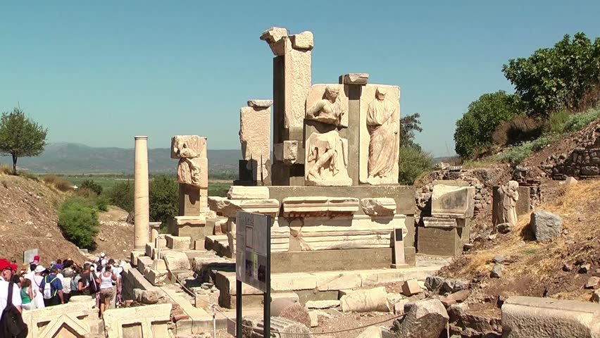 Memmius Monument - Ephesus (Efes) - ancient Greek city in present day Izmir,
