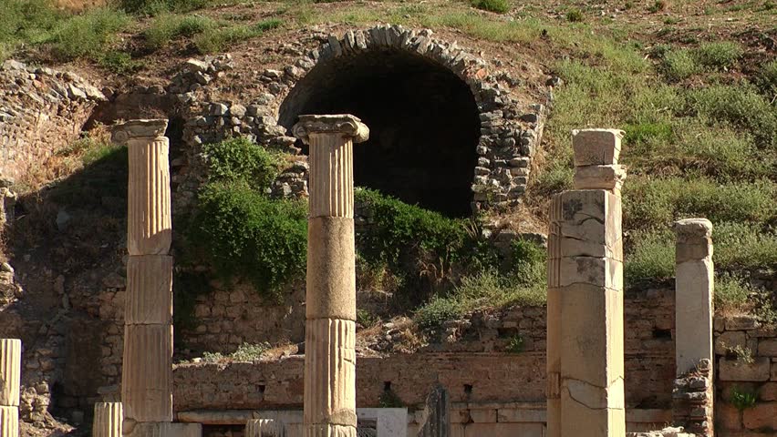Basilica Stoa - Ephesus (Efes) - ancient Greek city in present day Izmir, Turkey