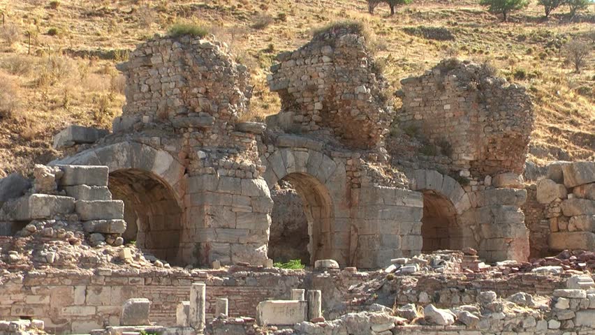 Agora Hamam (Bath) - Ephesus (Efes) - ancient Greek city in present day Izmir,