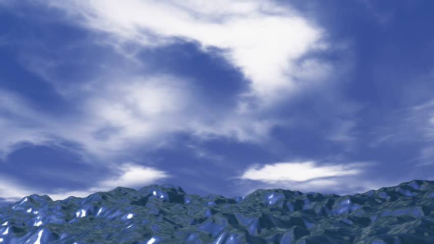 Ocean and sky animated