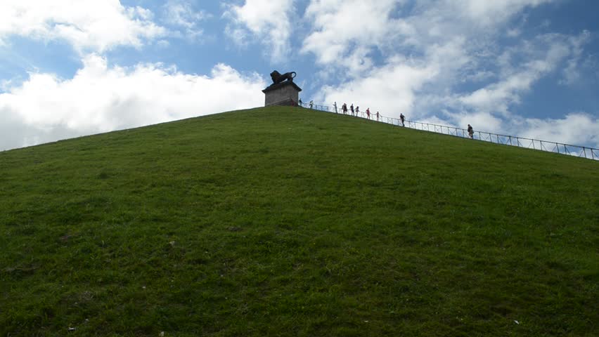 The Lions Mound at Waterloo battlefield