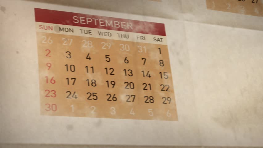 calendar, camera movement by month