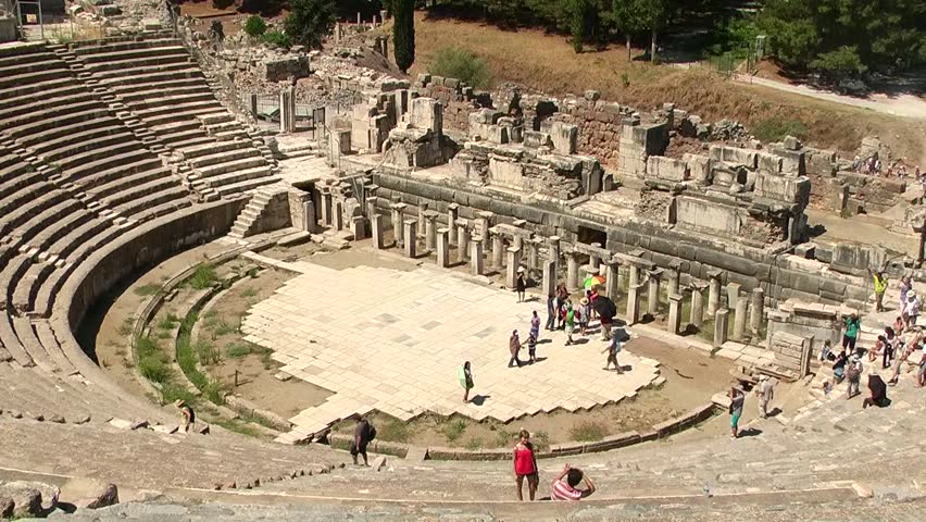 Anfi Theatre of Ephesus (Efes) - ancient Greek city in present day Izmir, Turkey