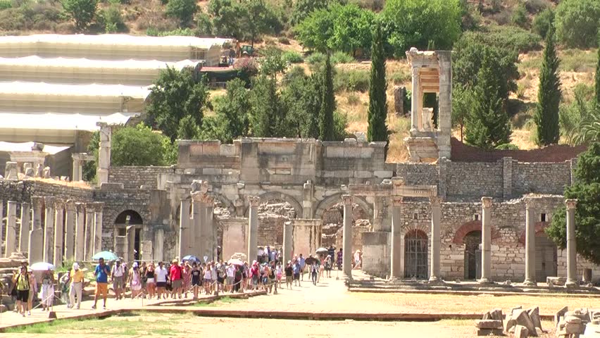 Agora of Ephesus (Efes) - ancient Greek city in present day Izmir, Turkey