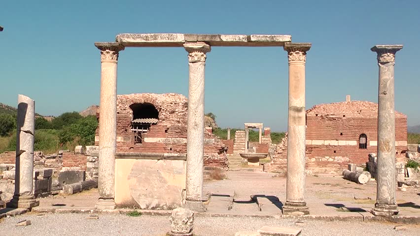 Maria Church in Ephesus (Efes) - ancient Greek city in present day Izmir, Turkey