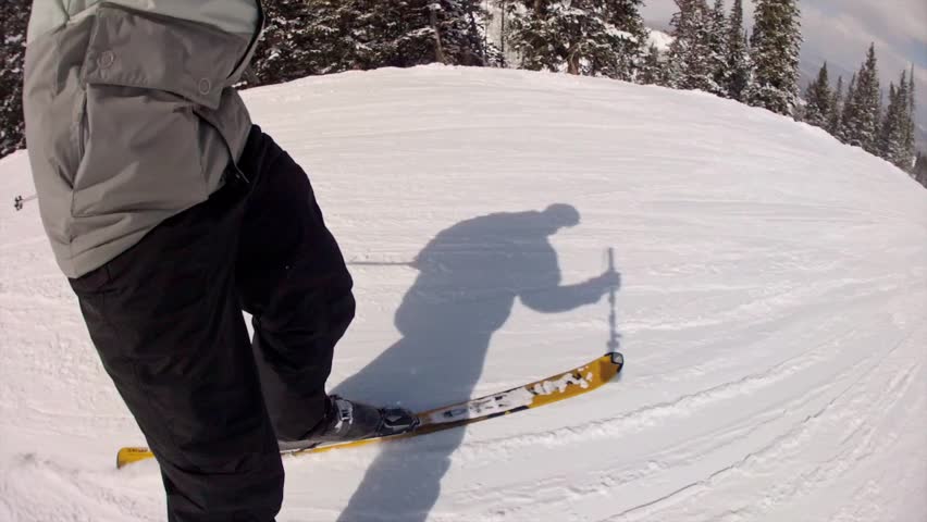 Downhill skiing at Park City Mountain Resort in Utah