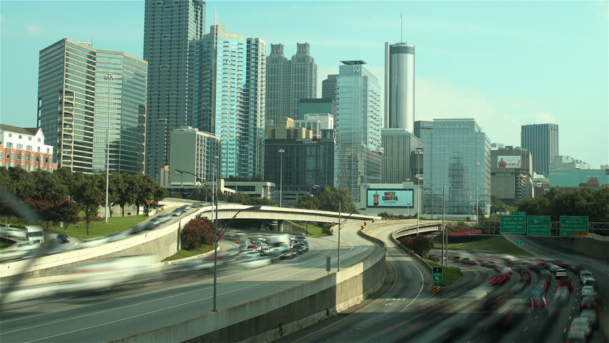 Traffic shot of Atlanta.  