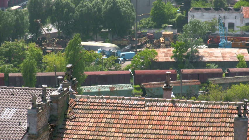 City view zoom out and pan