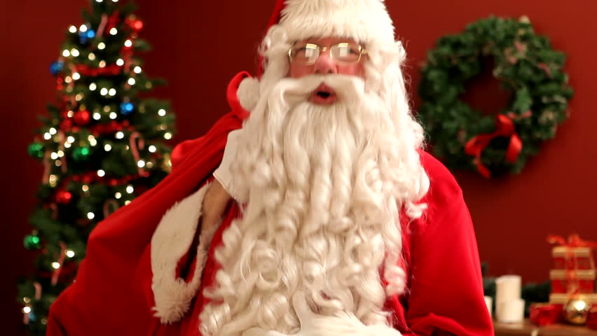 Santa Claus Says Ho ho ho Stock Footage Video 100 Royalty free santa-claus-says-ho-ho-ho-stock-footage-video-100-royalty-free