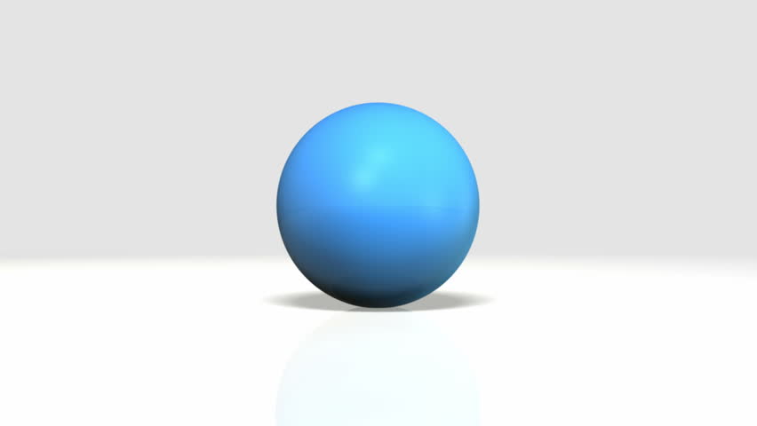 blue bouncy ball