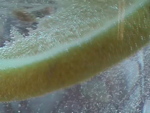 Fresh lemonade, lemon refreshment background Stockvideo