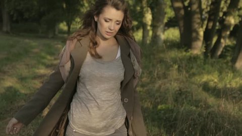 sad woman running Stock Footage Video (100% Royalty-free) 4564640 |  Shutterstock