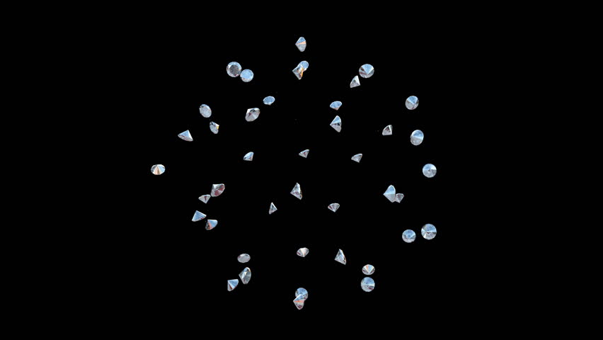 Diamonds Atom Shape growth, Luma Matte