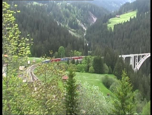 Swiss railway. Switzerland.