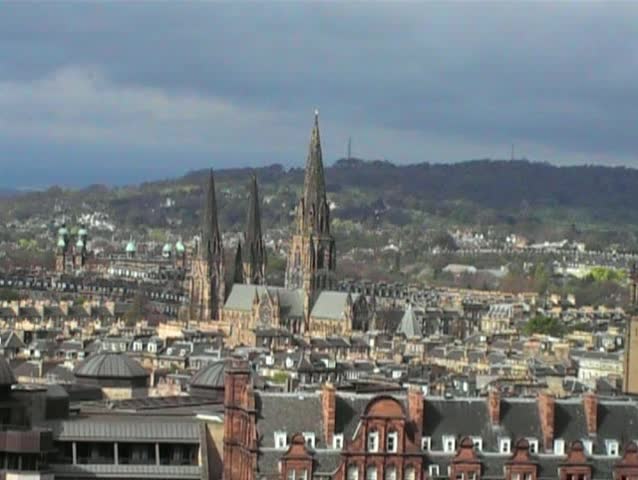 View  north  From Edinburgh  Castle 