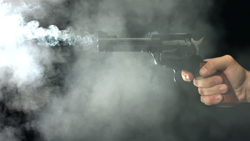 gun shooting slow motion Stock Footage Video (100% Royalty-free ...