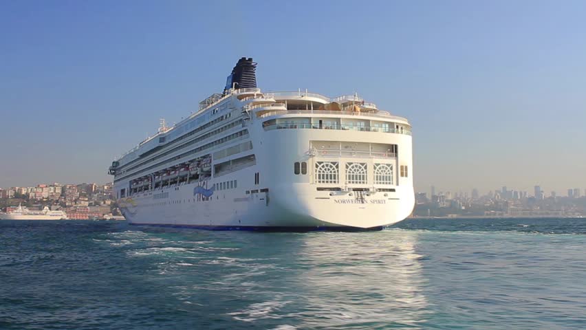 ISTANBUL - JUL 29: Luxury passenger ship Norwegian Spirit (IMO: 9141065,