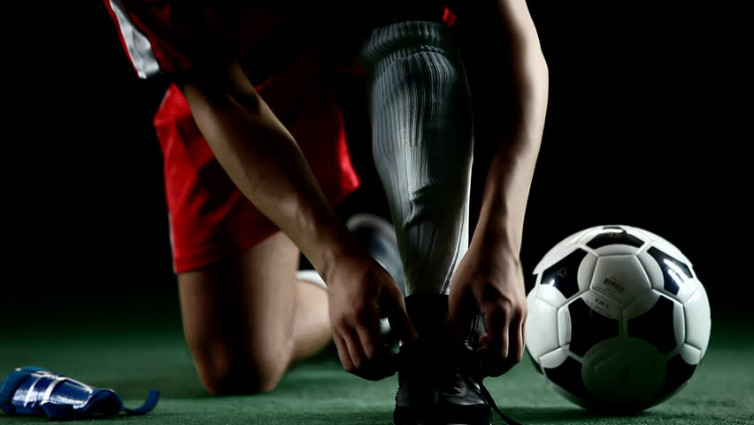 Soccer Player Puts On Shin Stock Footage Video 100 Royalty Free Shutterstock