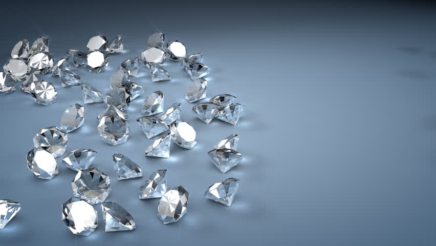 Diamond gemstones.