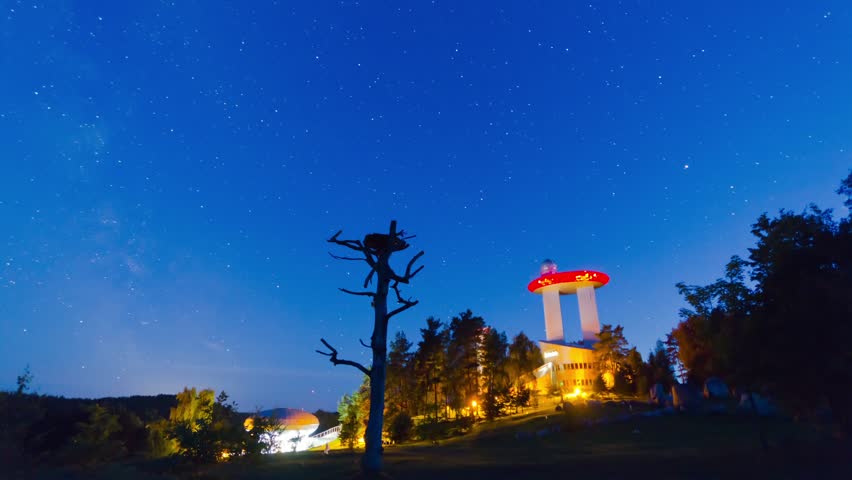 Observatory, night time-lapse
