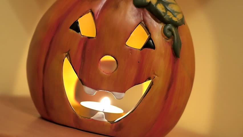 Jack o'latern.This high definition footage would fit perfectly in any Halloween
