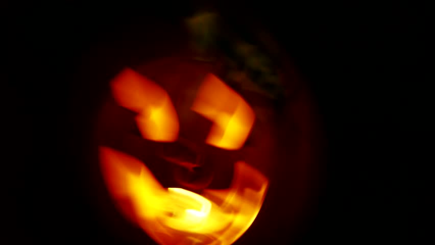 Jack o'lantern.This high definition footage would fit perfectly in any Halloween