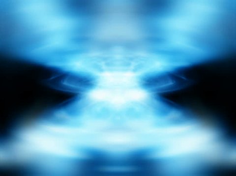 NTSC - Video Background 2096: Abstract organic light forms ripple and flow (Loop).