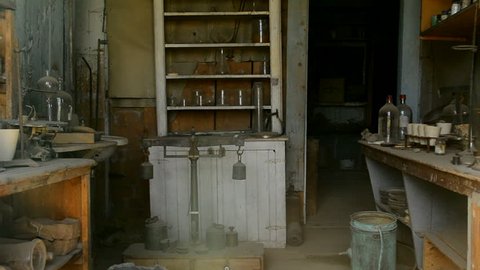 Bodie California - Abandon Mining Ghost Town Interior - Daytime