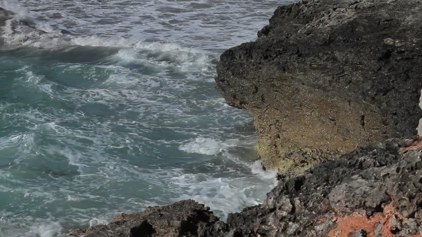 Waves against Rocks