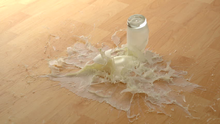 Dropping Glass Of Milk And Stock Footage Video 100 Royaltyfree