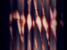 NTSC - Video Background 2100: Abstract digital data forms pulse and flicker (Loop).