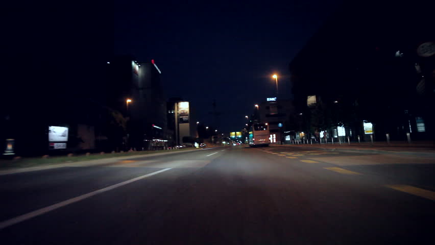 Night Ride Through the city