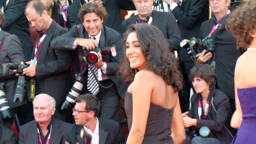 VENICE - AUGUST 28: Iranian actress Golshifteh Farahani on the red carpet during