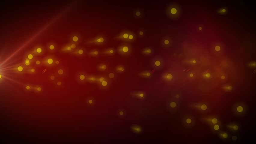 Gold and Red Bokeh Abstract Background