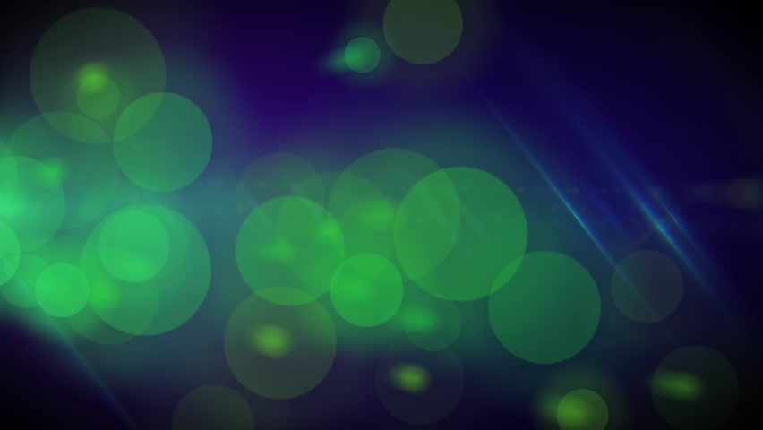 Green Blue Bokeh Abstract Background