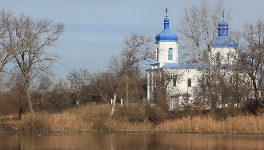 Intercession Cathedral erected in 1622-1629 in Sulimovka village, Kiev region, Ukraine