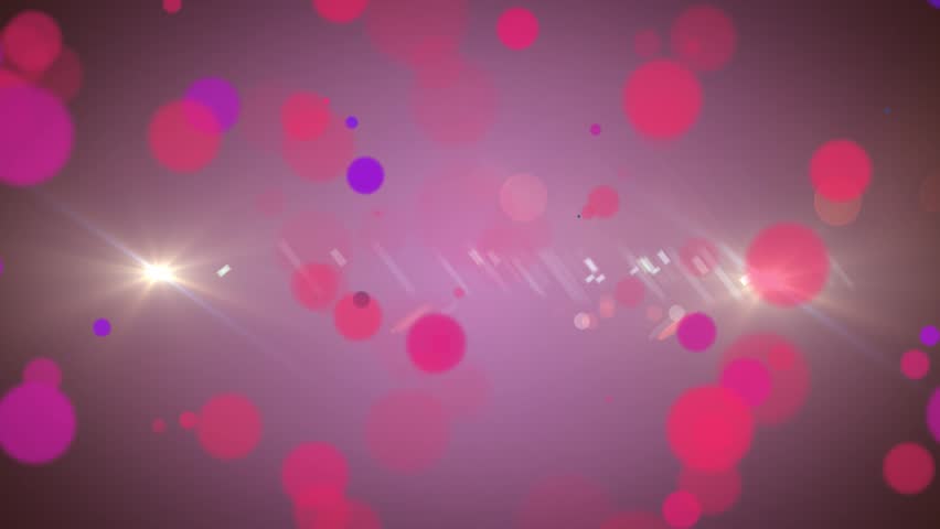 Pink Bokeh Abstract Background