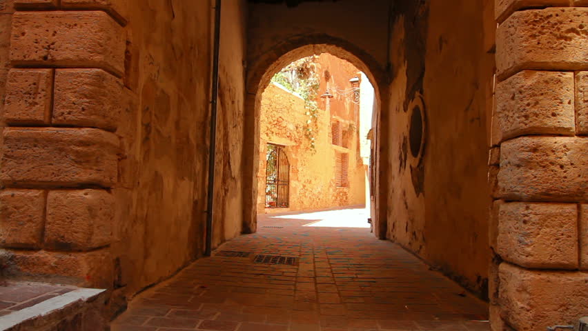 The streets of the old town