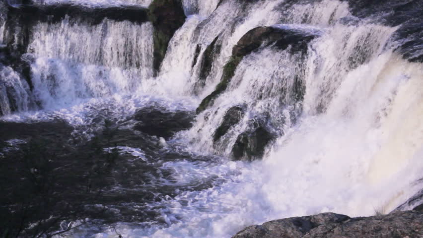 Waterfall rapids at Jaquirana in Brazil